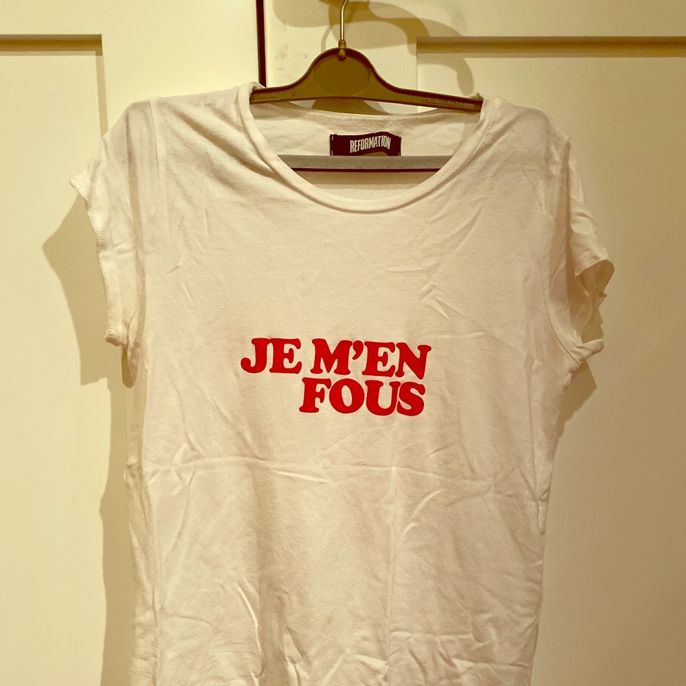 Reformation Je M'En Fous Tee